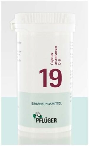 Biochemie Pflüger 19 Cuprum arsenicosum D6 400 Tabletten