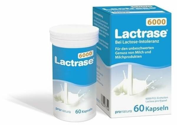 Lactrase 6.000 Fcc 60 Kapseln