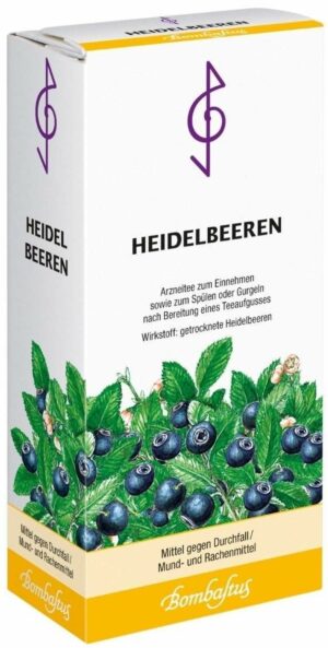 Heidelbeeren Tee