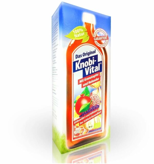 Knobivital Mit Granatapfel und Holunder Bio 960 ml Flasche