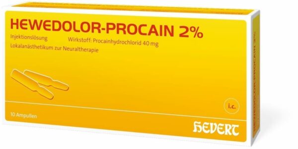 Hewedolor Procain 2% 10 Ampullen