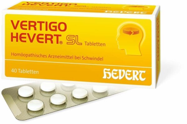 Vertigo Hevert Sl 40 Tabletten bei Schwindel