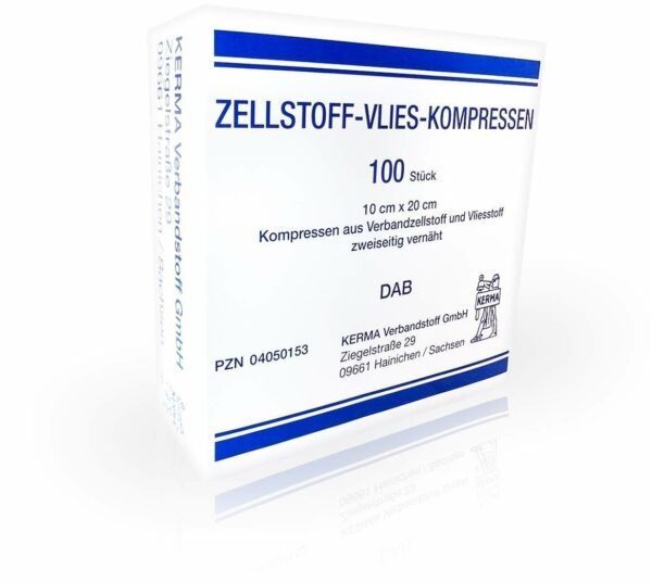 Zellstoff Vlies Kompressen 10x20cm Unsteril 100 Kompressen