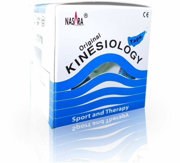 Nasara Kinesio Tape 5cmx5m Blau Inklusive Spenderbox