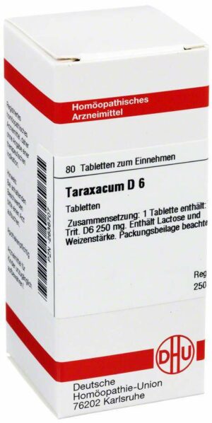 Taraxacum D6 Tabletten 80 Tabletten