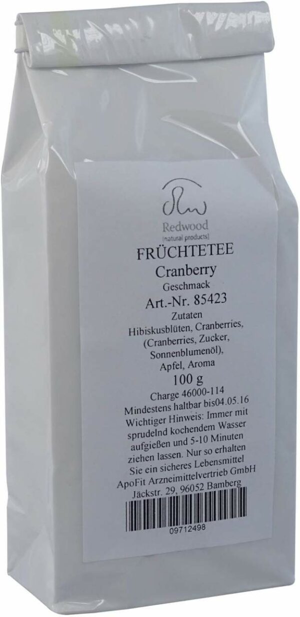 Cranberry Früchtetee Aromatisiert