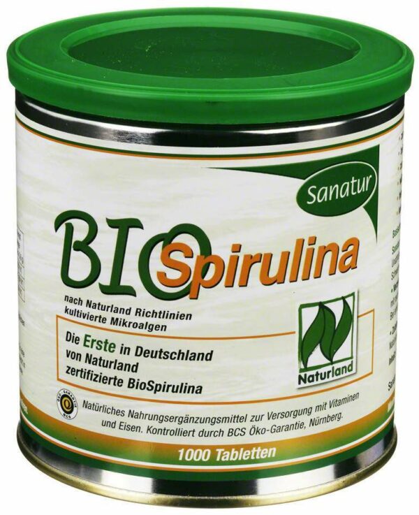 Biospirulina Aus Ökologischer Aquakultur Tabletten 1000 Tabletten