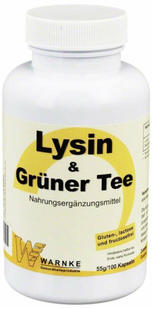 Lysin und Grüner Tee 100 Kapseln