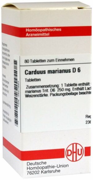 Carduus Marianus D 6 80 Tabletten