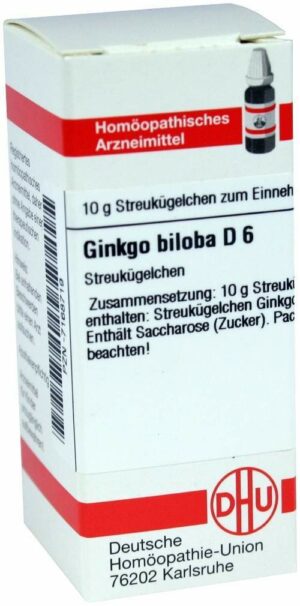 Ginkgo Biloba D6 10 G Globuli