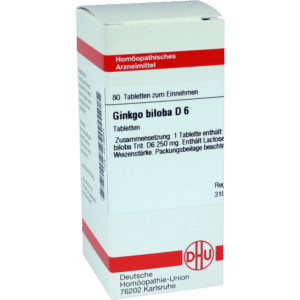 Ginkgo Biloba D12 80 Tabletten