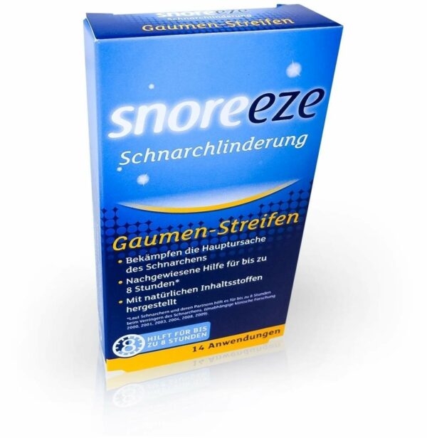 Snoreeze Schnarchlinderung Gaumenstreifen 14 Streifen