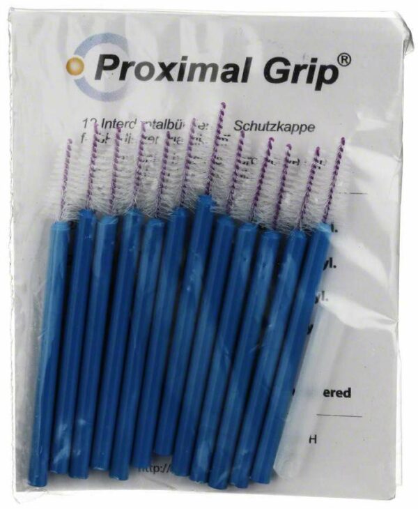 Proximal Grip Konisch Blau 12 Interdentalbürsten