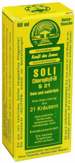 Soli Chlorophyll Öl S 21 50 ml Öl