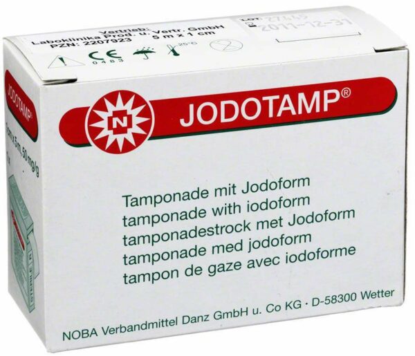 Jodotamp Tamponadestreifen 5mx1cm Einzeln Verpackt