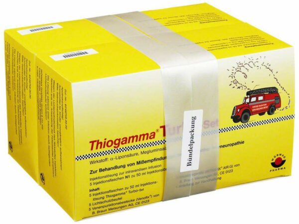 Thiogamma Turbo Set 2 X 5 X 50 ml Injektionsflaschen