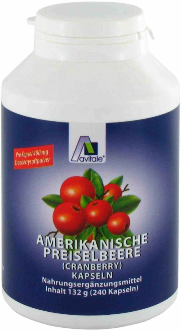 Preiselbeere Amerikanisch 400 mg 240 Kapseln