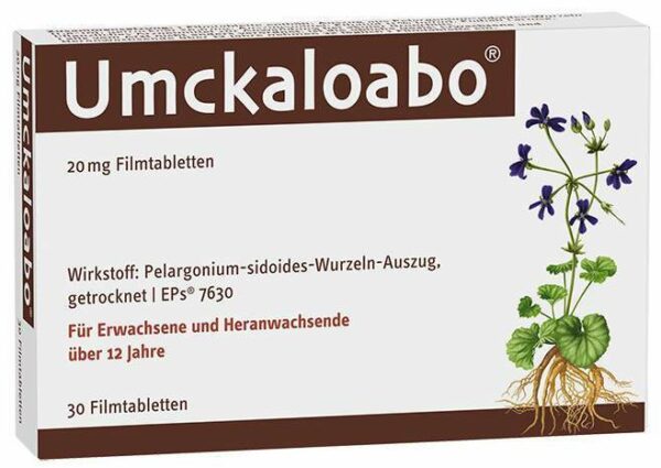 Umckaloabo 20 mg 30 Filmtabletten