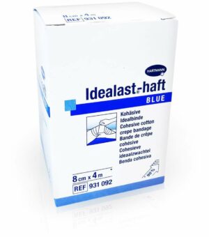 Idealast Haft Color 1 Binde 8 cm X 4 M Blau