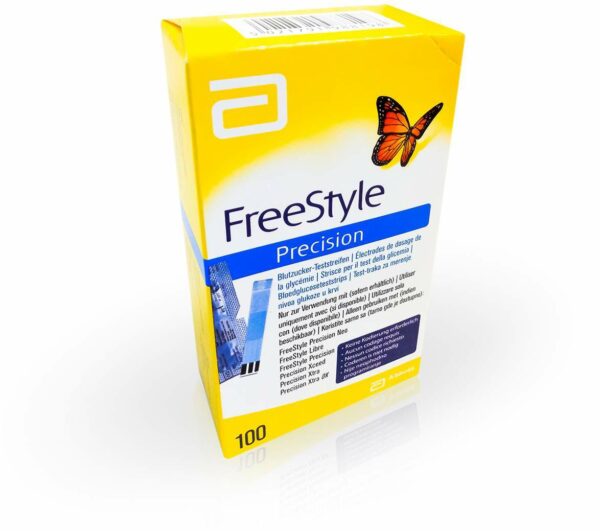 Freestyle Precision Blutzucker 100 Teststreifen Ohne Codieren