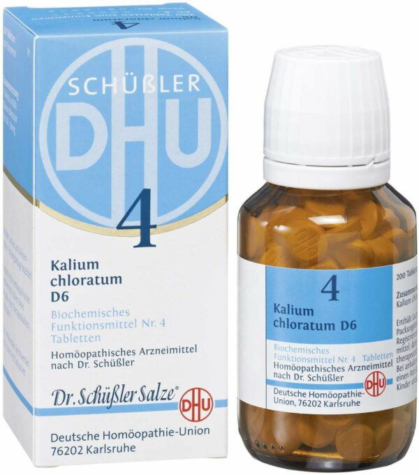 Biochemie DHU 4 Kalium chloratum D6 Tabletten 200 Tabletten