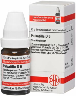 Pulsatilla D6 Dhu 10 G Globuli