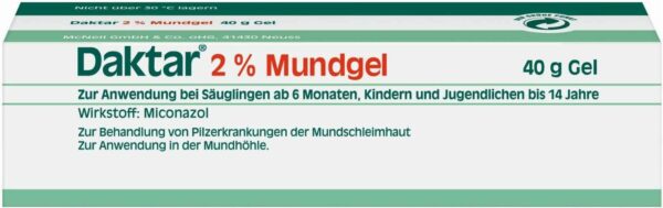 Daktar 2 % Mundgel 40 G