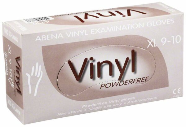 Vinyl Handschuhe Puderfrei X - Large 100 Handschuhe