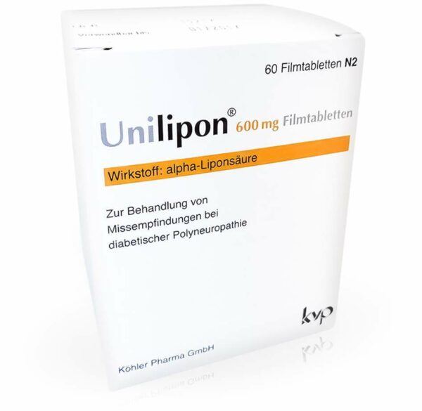 Unilipon 600 mg 60 Filmtabletten