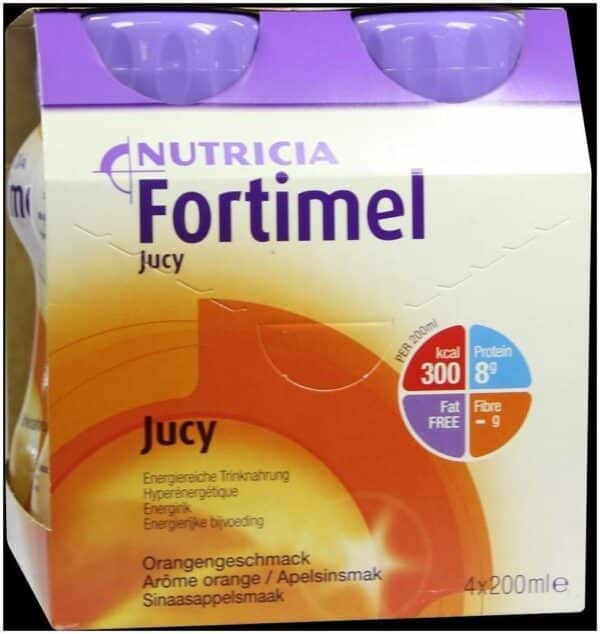 Fortimel Jucy Orangengeschmack 4 X 200 ml Flüssigkeit