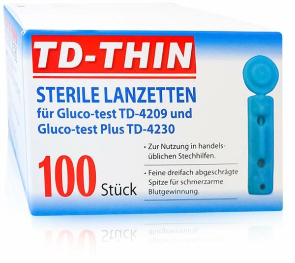 Gluco Test Lanzetten 100 Stück