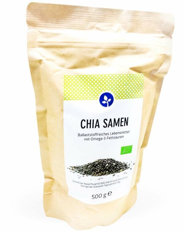 Chia Samen 100 % Bio Kerne 500 G