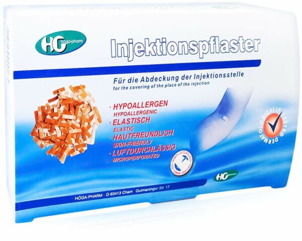 Injektionspflaster Hypoallergen 2 X 4 cm 200 Pflaster