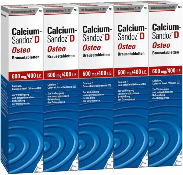 Calcium Sandoz D Osteo 100  Brausetabletten