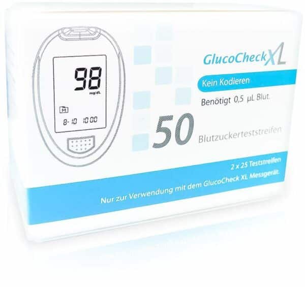 Gluco Check Xl 50 Blutzuckerteststreifen