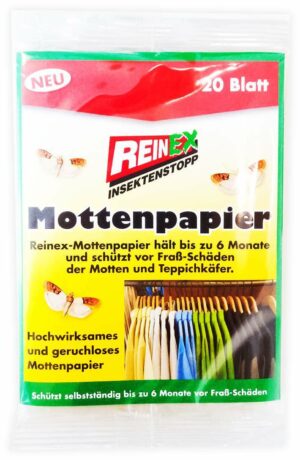 Mottenpapier Reinex