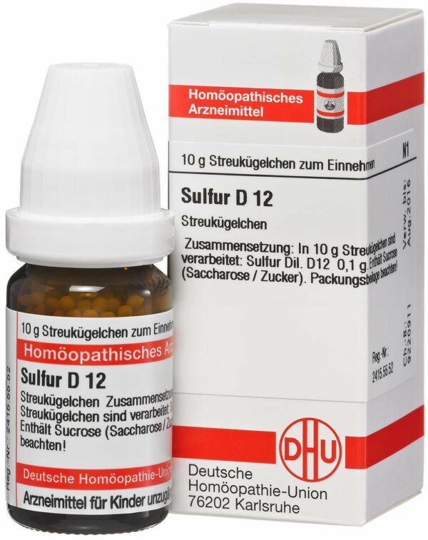 Sulfur D12 10 G Globuli