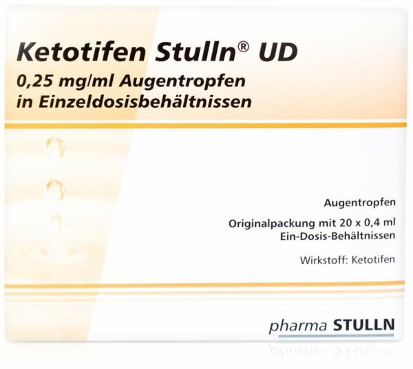 Ketotifen Stulln Ud Augentropfen 20 X 0