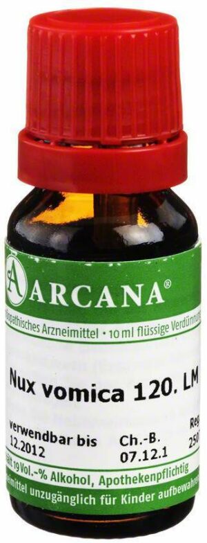 Nux Vomica Arcana Lm 120 Dilution