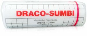 Dracosumbi Fixierbinde 10 cm X 4 M Weiß 1 Binde