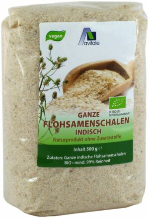 Flohsamenschalen indisch Bio 500 g