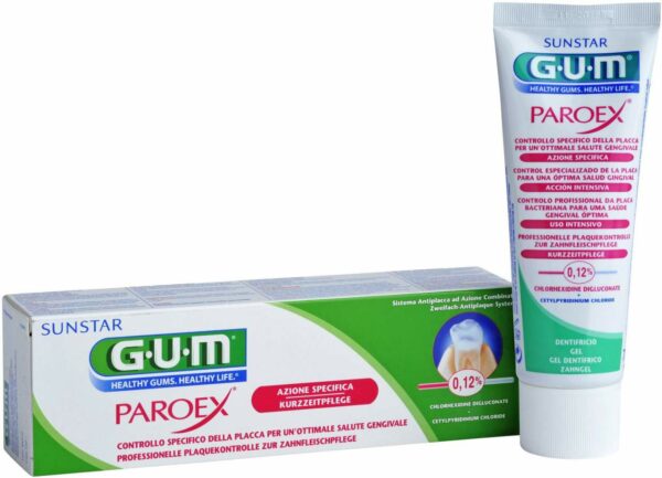 Gum Paroex Chlorhexidin Gel 75 ml Zahnpasta 0