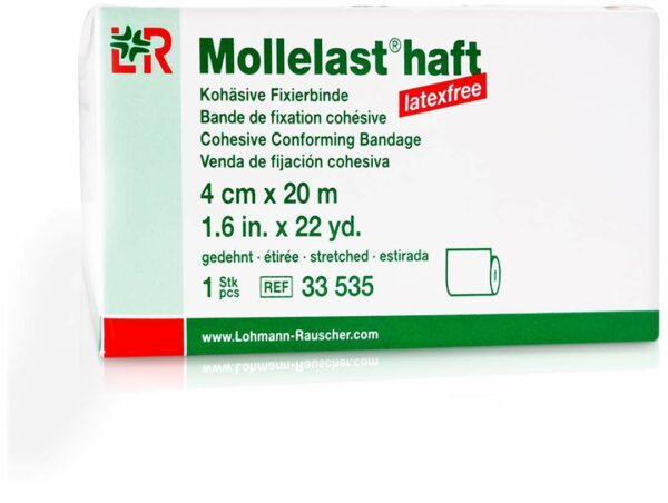 Mollelast Haft Latexfrei 4cmx20m Gedehnt