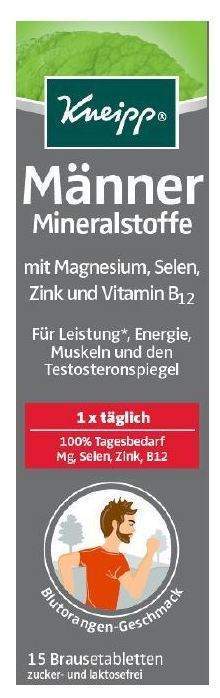 Kneipp Männer Mineralstoffe 15 Brausetabletten