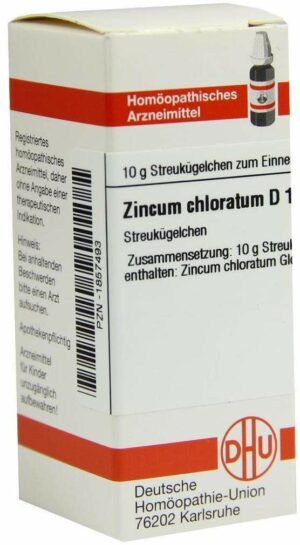 Zincum Chloratum D12 Dhu 10 G Globuli