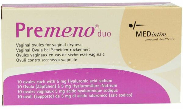 Premeno Duo Vaginalovula 10 Stück