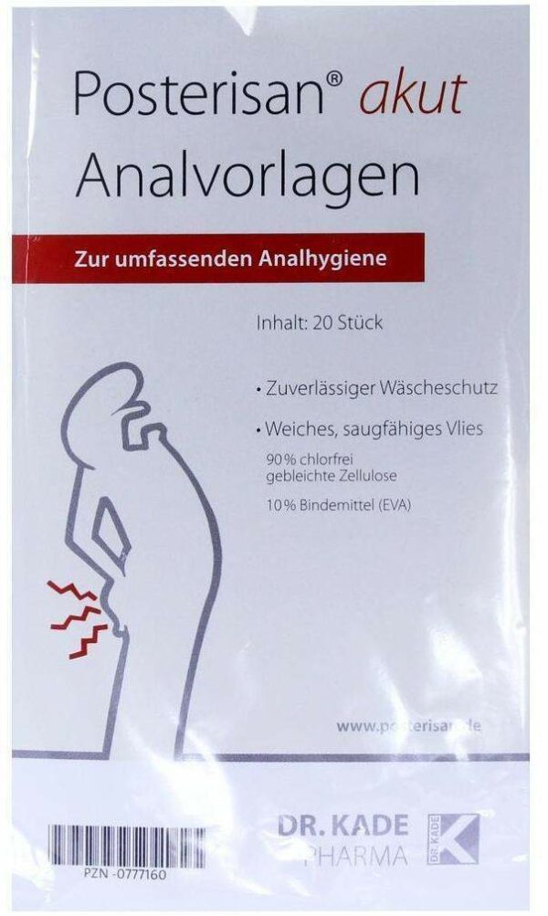 Analvorlagen 20 Stück