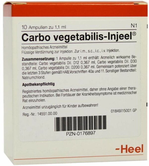 Carbo Vegetabilis Injeele