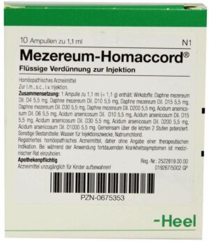 Mezereum Homaccord Ampullen