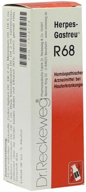 Herpes Gastreu R68 22 ml Tropfen zum Einnehmen